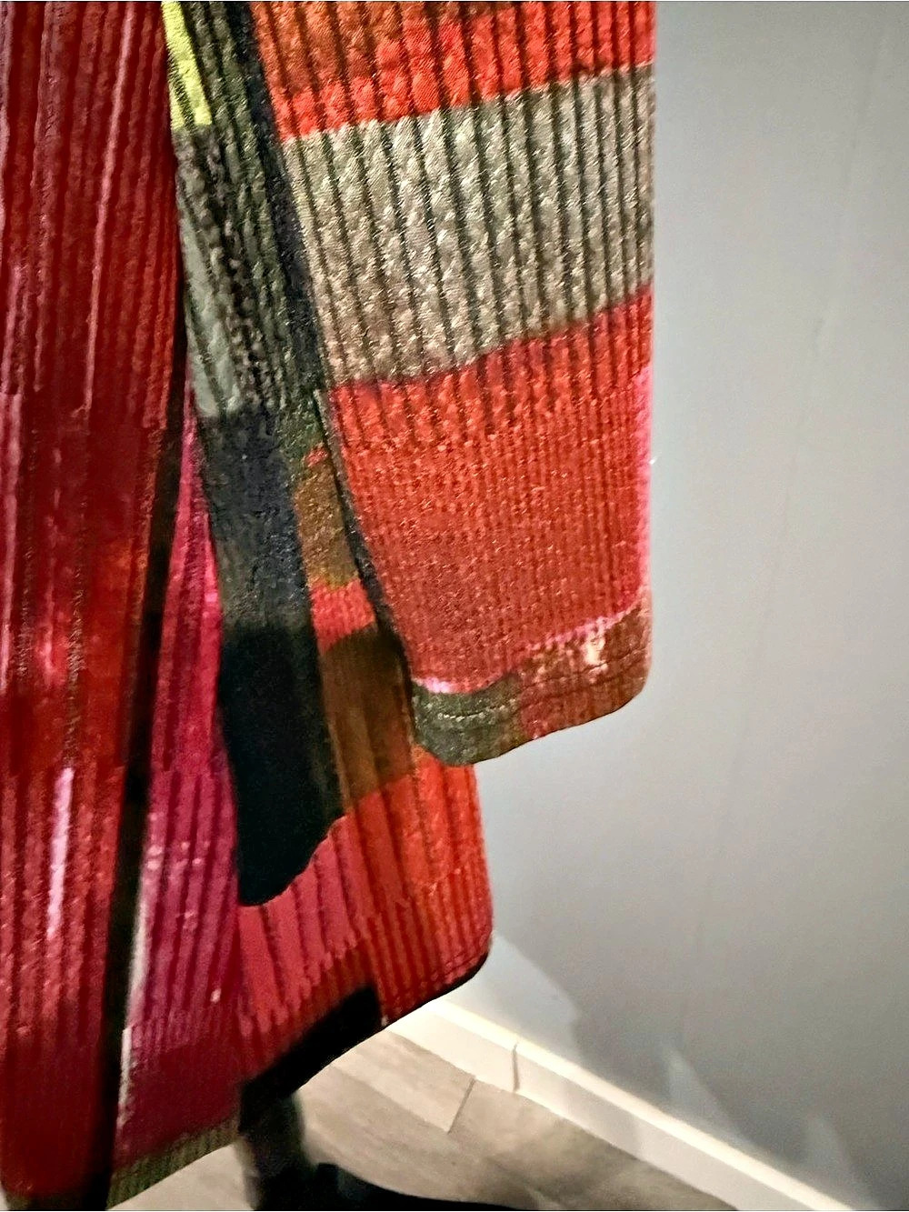 399Joseph Ribkoff Color Block Mini Dress Size Large - Picture 8 of 10
